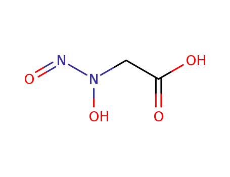 Molecular Structure of 777011-18-4 (<i>N</i>-hydroxy-<i>N</i>-nitroso-glycine)