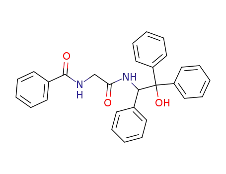 hippuric acid-(2-hydroxy-1,2,2-triphenyl-ethylamide)