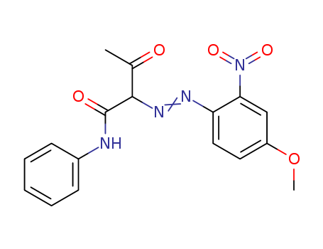 Butanamide,2-[2-(4-methoxy-2-nitrophenyl)diazenyl]-3-oxo-N-phenyl-