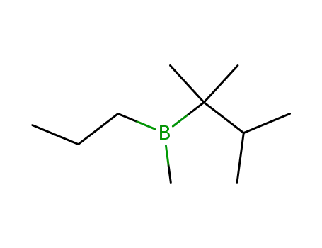 Molecular Structure of 95735-96-9 (Borane, methylpropyl(1,1,2-trimethylpropyl)-)