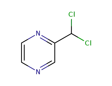 Pyrazine, (dichloromethyl)-