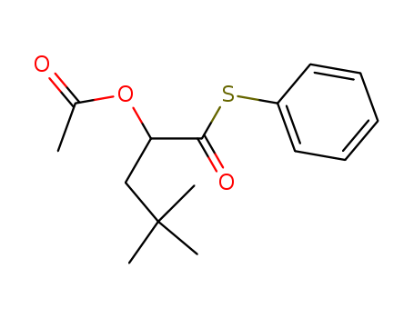 3,3-DIMETHYL-1-[(PHENYLSULFANYL)CARBONYL]BUTYL ACETATE