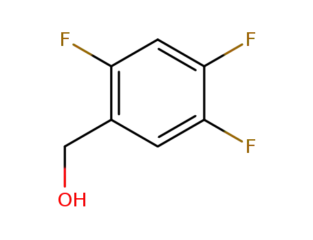 Molecular Structure of 144284-25-3 (2,4,5-Trifluorobenzyl alcohol)