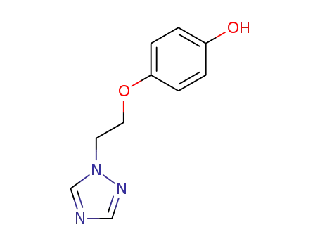 Molecular Structure of 80200-01-7 (Phenol, 4-[2-(1H-1,2,4-triazol-1-yl)ethoxy]-)