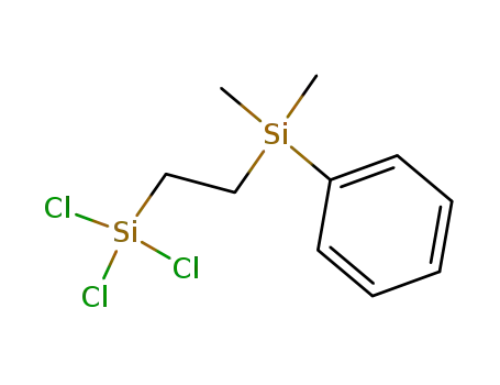 Molecular Structure of 17876-66-3 (<i>S</i><i>i</i>,<i>S</i><i>i</i>,<i>S</i><i>i</i>-trichloro-<i>S</i><i>i</i>',<i>S</i><i>i</i>'-dimethyl-<i>S</i><i>i</i>'-phenyl-<i>S</i><i>i</i>,<i>S</i><i>i</i>'-ethanediyl-bis-silane)