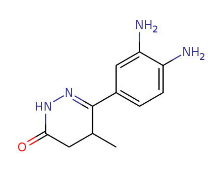 3(2H)-Pyridazinone, 6-(3,4-diaminophenyl)-4,5-dihydro-5-methyl-