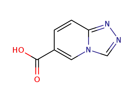 Molecular Structure of 933708-92-0 ([1,2,4]triazolo[4,3-a]pyridine-6-carboxylic acid)