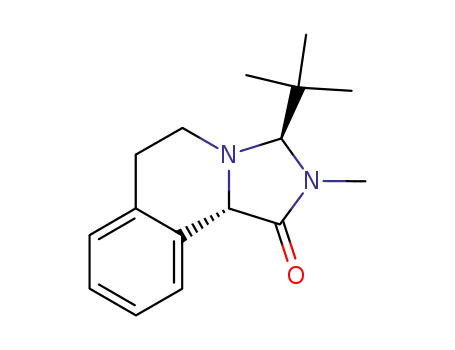 Molecular Structure of 123053-49-6 ((3R,10bS)-3-tert-Butyl-2-methyl-2,3,6,10b-tetrahydro-5H-imidazo[5,1-a]isoquinolin-1-one)