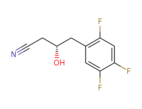 (S)-3-hydroxy-4-(2,4,5-trifluorophenyl)butanenitrile