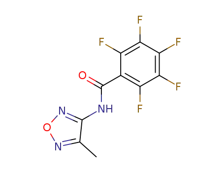 Molecular Structure of 361448-17-1 (3-pentafluorobenzoylamino-4-methylfurazan)