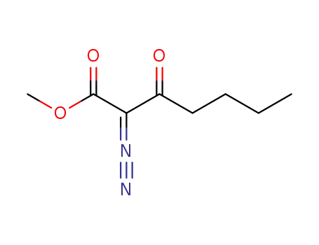 α-diazo methyl 3-oxoheptanoate