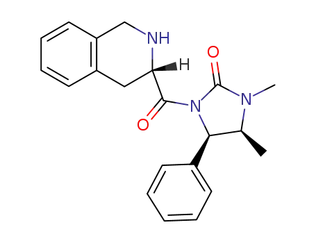 Molecular Structure of 307304-56-9 ((3'S,4R,5S)-1,5-dimethyl-4-phenyl-3-(1',2',3',4'-tetrahydro-3'-isoquinolinylcarbonyl)-2-imidazolidinone)