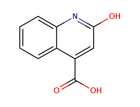 Molecular Structure of 84906-81-0 (2-HYDROXYQUINOLINE-4-CARBOXYLIC ACID)