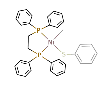 methyl(benzenethiolato){1,2-bis(diphenylphosphino)ethane}nickel