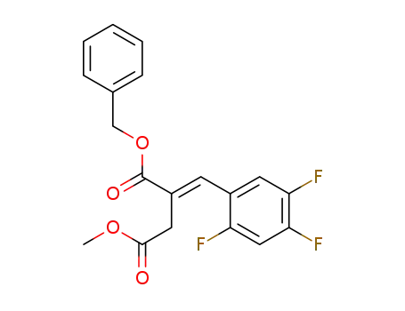 (E)-1-benzyl-4-methyl-2-(2,4,5-trifluorobenzylidene)succinate