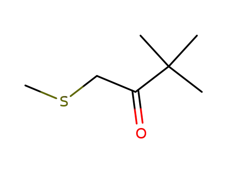 Molecular Structure of 39199-12-7 (3,3-dimethyl-1-(methylthio)butan-2-one)