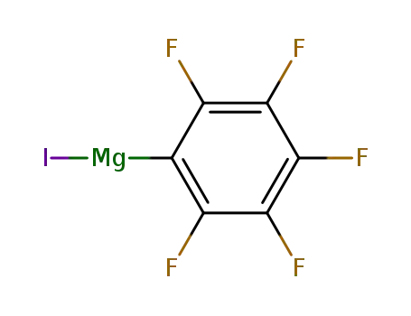 Molecular Structure of 17318-00-2 ((pentafluoro phenyl) magnesiumbromide)