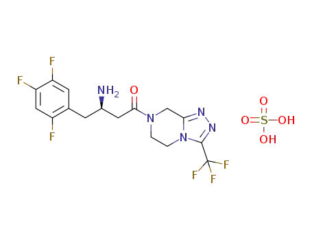 Molecular Structure of 1169707-31-6 (sitagliptin sulfate)