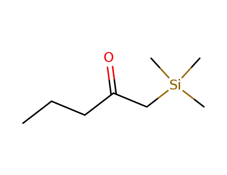 Molecular Structure of 60484-89-1 (2-Pentanone, 1-(trimethylsilyl)-)