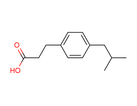 Benzenepropanoic acid, 4-(2-methylpropyl)-