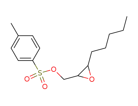 Molecular Structure of 160080-95-5 (E-2,3-epoxy-1-octanyl tosylate)