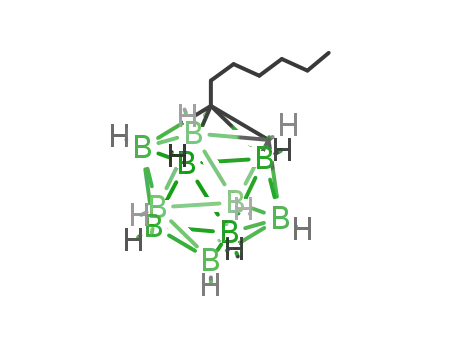 Molecular Structure of 20740-05-0 (1-hexyl-1,2-dicarbadodecaborane(12))