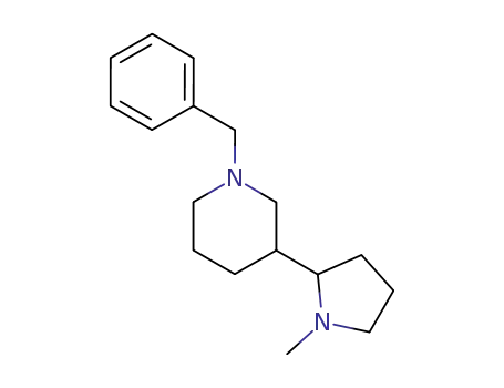 Molecular Structure of 812648-74-1 (1-benzyl-3-(1-methylpyrrolidin-2-yl)piperidine)
