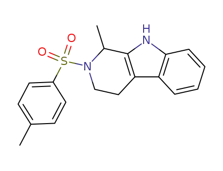 Molecular Structure of 5159-20-6 (1-methyl-2-tosyl-2,3,4,9-tetrahydro-1H-pyrido[3,4-b]indole)