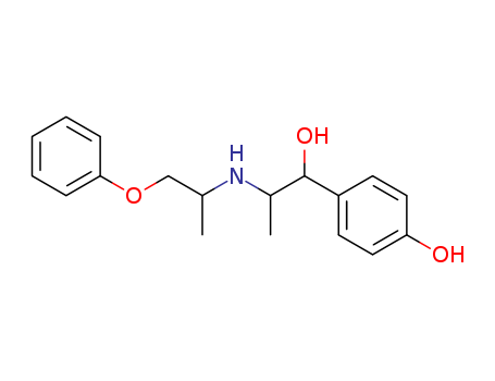 4-[1-hydroxy-2-[1-(phenoxy)propan-2-ylamino]propyl]phenol