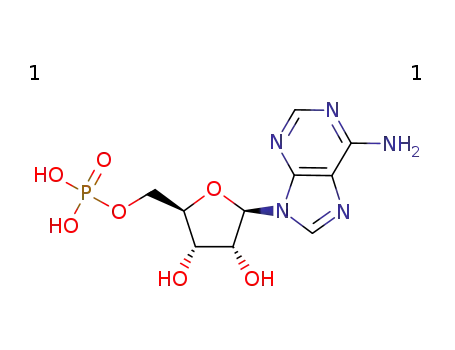 Phosphoric acid mono-[(2R,3S,4R,5R)-5-(6-amino-purin-9-yl)-3,4-dihydroxy-tetrahydro-furan-2-ylmethyl] ester