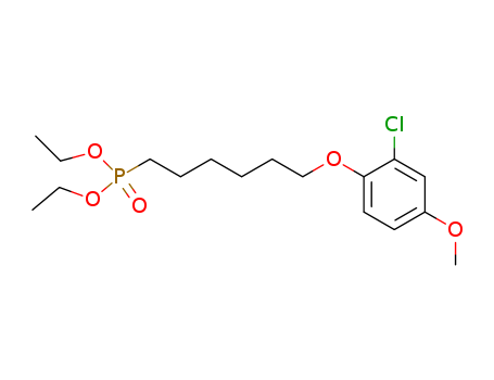 Phosphonic acid,P-[6-(2-chloro-4-methoxyphenoxy)hexyl]-, diethyl ester