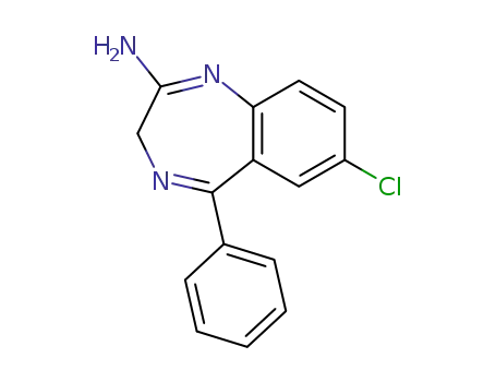 Molecular Structure of 7564-07-0 (N-Desmethyl-N(4)-desoxychlordiazepoxide)