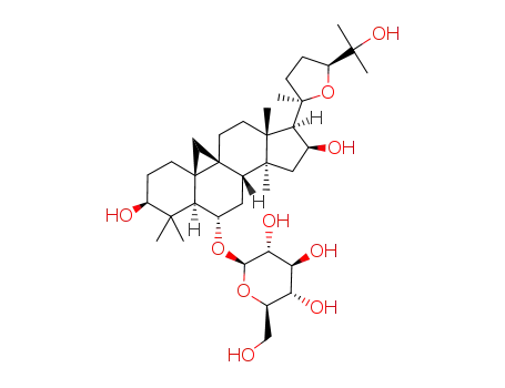 Molecular Structure of 86764-12-7 (Cycloastragenol-6-O-β-D-glucoside)