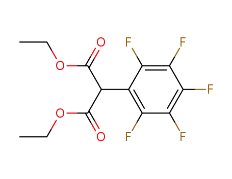 Molecular Structure of 1582-05-4 (2-Pentafluorophenyl-malonic acid diethyl ester)