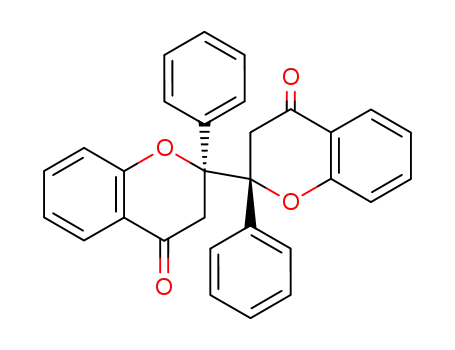 Molecular Structure of 71840-35-2 ((2R*,2’S*)-2,2’-diphenyl-[2,2’-bichromane]-4,4’-dione)