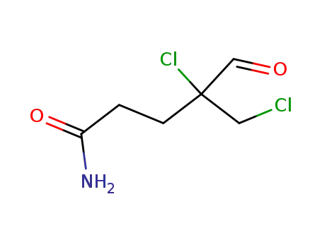 Molecular Structure of 150807-87-7 (4-chloro-4-chloromethyl-5-oxopentamide)