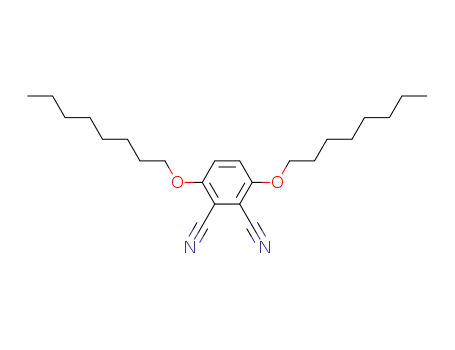 Molecular Structure of 75942-39-1 (3 6-DIOCTYLOXY-1 2-BENZENEDICARBONITRIL&)