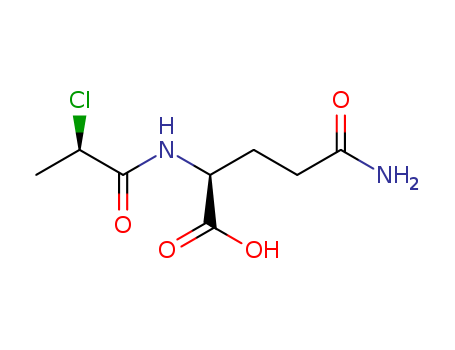(S)-5-Amino-2-((R)-2-chloropropanamido)-5-oxopentanoic acid manufacture