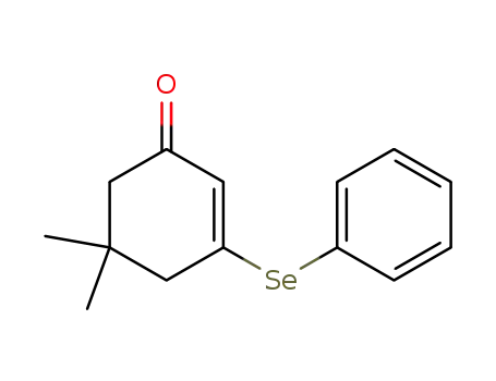 Molecular Structure of 78998-88-6 (2-Cyclohexen-1-one, 5,5-dimethyl-3-(phenylseleno)-)