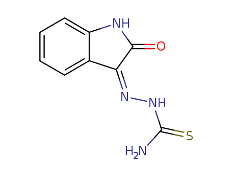 Hydrazinecarbothioamide,2-(1,2-dihydro-2-oxo-3H-indol-3-ylidene)-  CAS NO.487-16-1