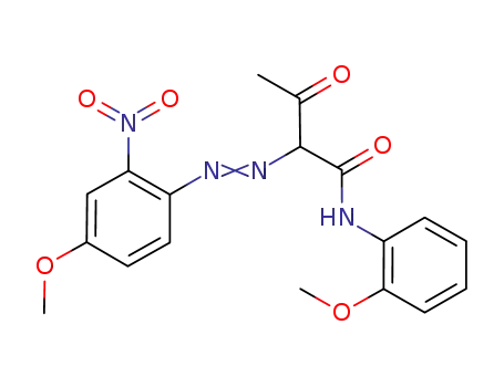 Butanamide,2-[2-(4-methoxy-2-nitrophenyl)diazenyl]-N-(2-methoxyphenyl)-3-oxo-
