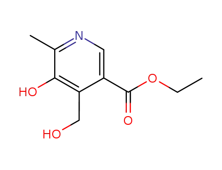 3-Pyridinecarboxylicacid,5-hydroxy-4-(hydroxymethyl)-6-methyl-,ethylester(9CI)