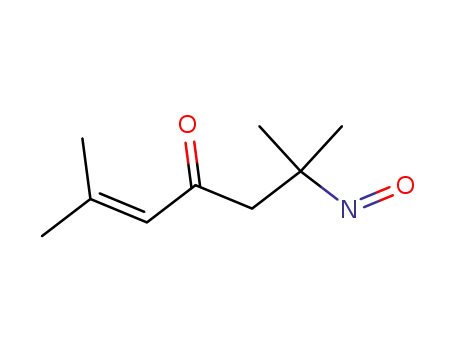 Molecular Structure of 22963-72-0 (2-Hepten-4-one, 2,6-dimethyl-6-nitroso-)