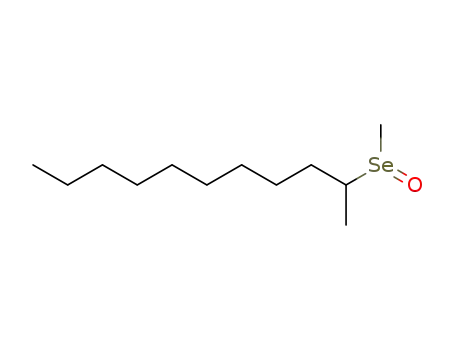 Molecular Structure of 58856-10-3 (Undecane, 2-(methylseleninyl)-)