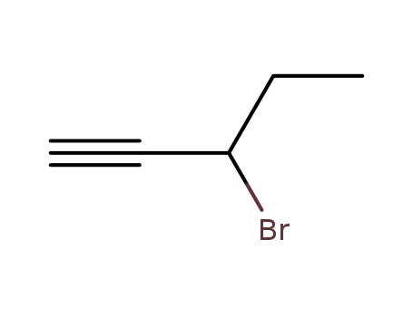 Molecular Structure of 24480-13-5 (3-bromopent-1-yne)