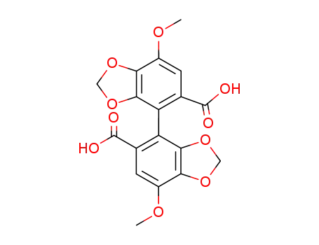 dimethyl-4,4'-dimethoxy-5,6,5',6'-dimethylenedioxybiphenyl-2,2'-dicarboxylic acid