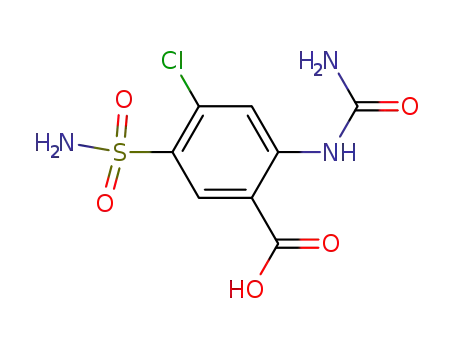 4-chloro-5-sulfamoyl-2-ureido-benzoic acid
