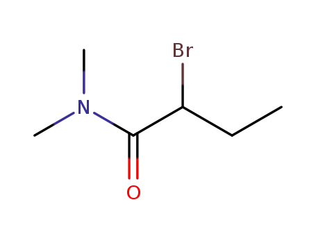 Molecular Structure of 39221-60-8 (2-bromo-N,N-dimethylbutyramide)