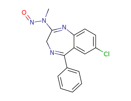 7-chloro-2-(N-nitrosomethylamino)-5-phenyl-3H-1,4-benzodiazepine