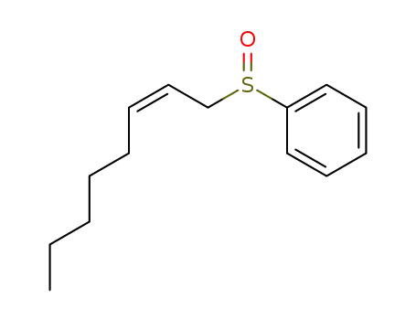 Molecular Structure of 73925-25-4 (Benzene, (2-octenylsulfinyl)-, (Z)-)